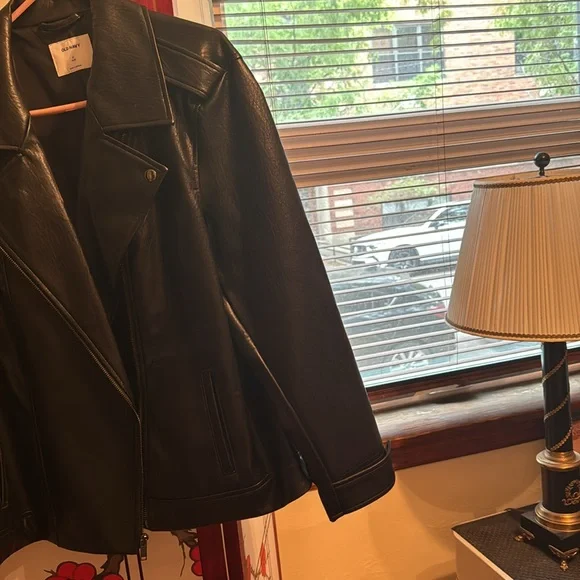 Faux leather moto jacket - Picture 2 of 4